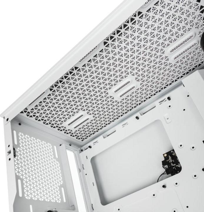 Produktbild Corsair iCUE 4000X RGB Mid-Tower White-Gehäuse aus gehärtetem Glas (ATX, mATX, Mini-ITX, E-ATX)