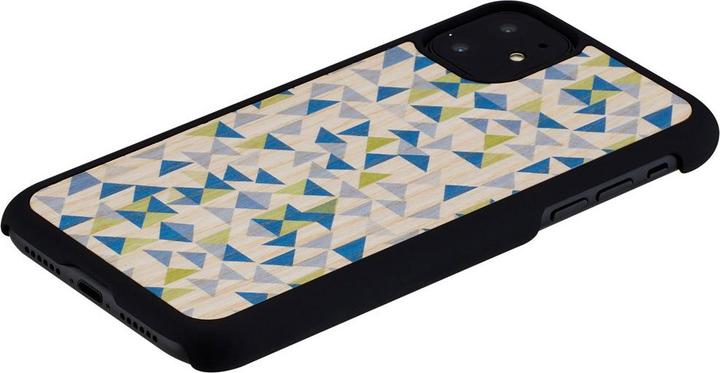 Immagine prodotto Man&Wood Custodia per smartphone iPhone 11 triangolo blu nero (Apple iPhone 11)