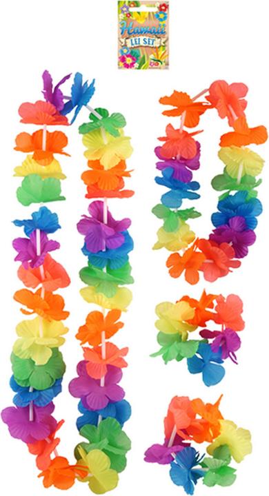 Produktbild Bristol Novelty Hawaii Blumen Set 4Teilig
