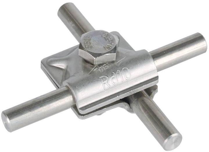 Dehn MV clamp Rd10mm NIRO with 391059 thread in lower part