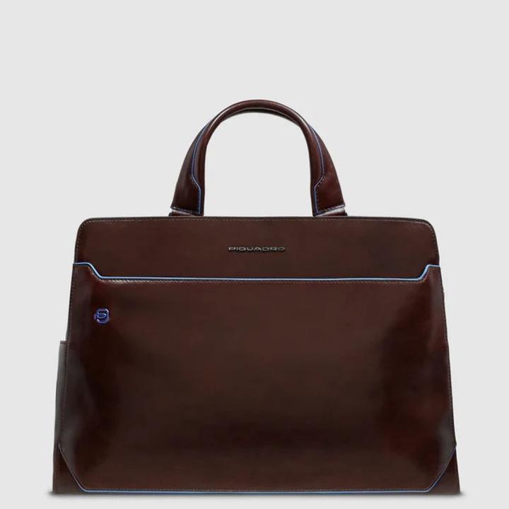 Actual product image Piquadro Blue Square - Laptop bag 15.6" (15.60")