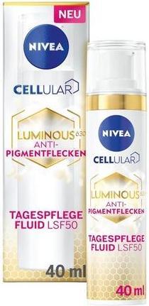 Actual product image NIVEA Cellular Luminous 630 Anti-Pigment Spots Day Care Fluid 40ml (40 ml, Day cream)