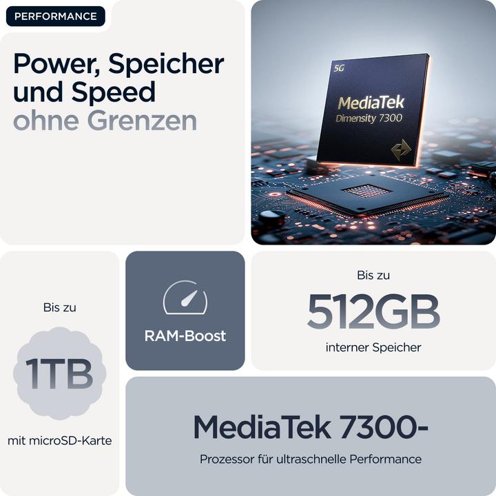 Productafbeelding Motorola Edge 60 Fusion (256 GB, Slipstream, 6.67", Dubbele SIM, 50 Mpx, 5G)