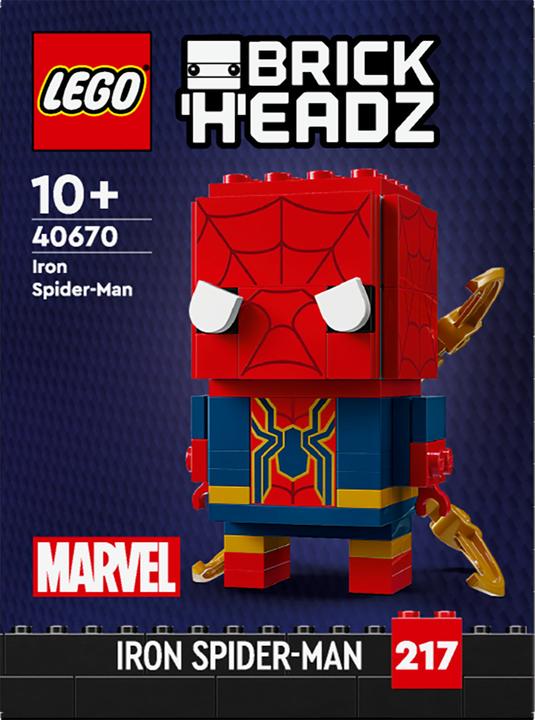 Produktbild LEGO Iron Spider-Man (40670, LEGO Brickheadz)