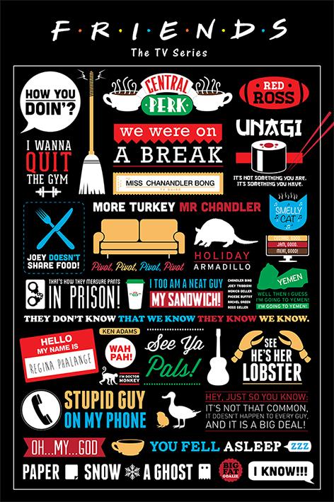 Image du produit Pyramid FRIENDS - Affiche 61X91 - Infographie (61 x 91 cm)