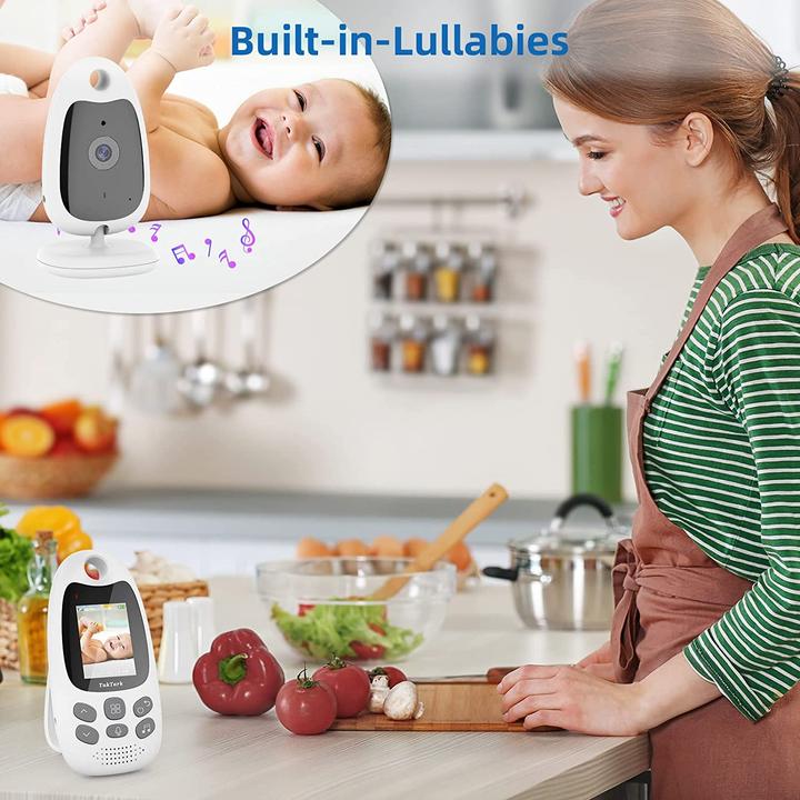 Immagine prodotto TakTark Baby Monitor con telecamera da 2 pollici (Video e audio, 260 m)
