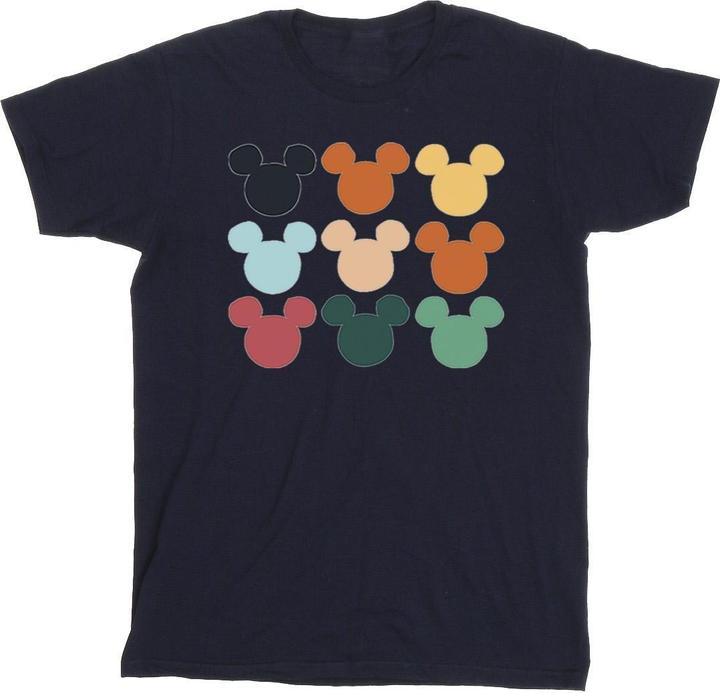 Disney Mickey Mouse Heads Square TShirt