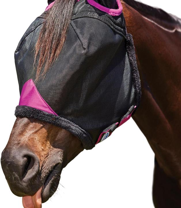 Actual product image Weatherbeeta Comfitec Deluxe Mesh Durable Horse Fly Mask With Ears