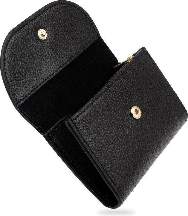 Actual product image Only-Bags.Store Minimalistische Münzgeldbörse, grosse Kapazität Reissverschluss Münzbeutel mit Rand Farbe, tragbare