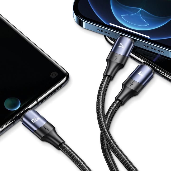 Immagine prodotto Usams 3in1 (1.20 m, USB 3.0, 65 W)