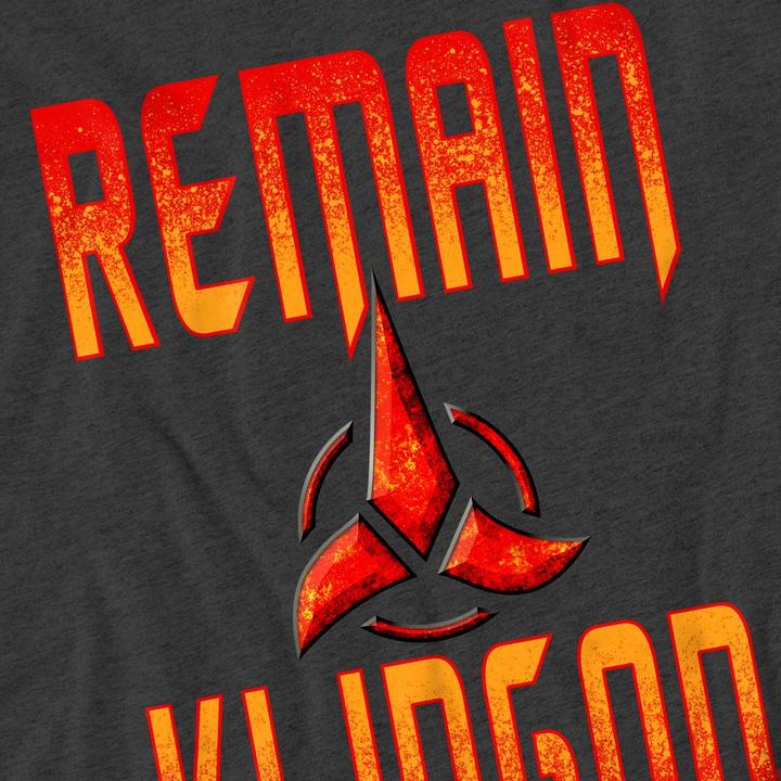 Produktbild Universal Textiles Remain Klingon TShirt (M)