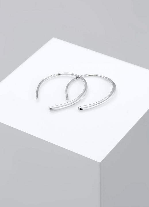 Immagine prodotto Elli Basic Creolen Offenes Design (Argento)