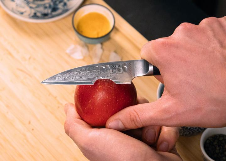 Actual product image Kotai Paring knife Damas Pakka (10 cm)