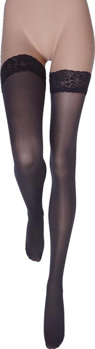 Actual product image Levee My size 60 stay up stockings, colour 371 fog, size 58-60 (60 DEN, 58 - 60)