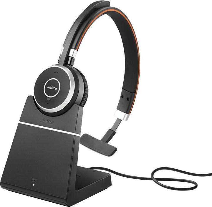 Jabra Evolve 65 MS Mono inkl. Ladestation (Kabellos, USB-A)