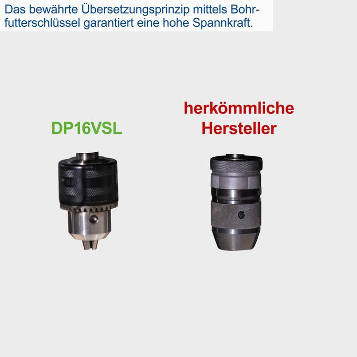 Produktbild Scheppach DP16VLS Bohrmaschine 230-240V 50Hz 500W (Netzbetrieb)