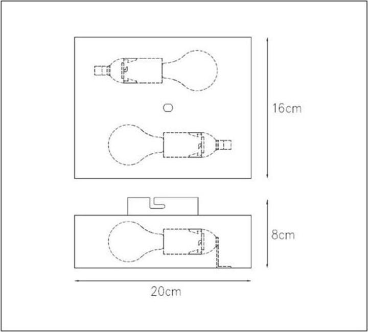 Actual product image Lucide Ovalis (E14)