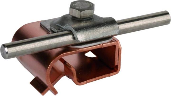 Actual product image Dehn Double metal gutter clamp Cu-St/tZn w. 339167