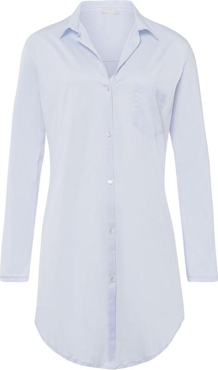 Hanro Cotton Deluxe Nachthemd - 90 cm lang - Langarm