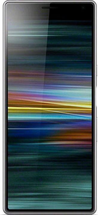 Actual product image Sony Xperia 10 (64 GB, Silver, 6", Hybrid Dual SIM, 4G)