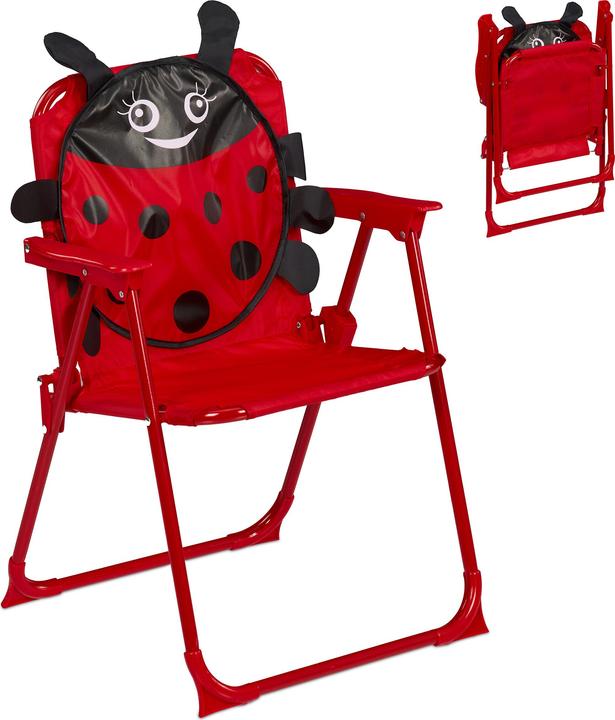 Relaxdays Kinder Klappstuhl mit Motiv (Kinderstuhl)