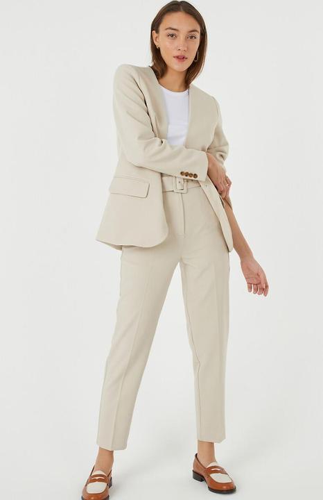 Produktbild La Redoute Collections Röhrenhose mit Gürtel (24)
