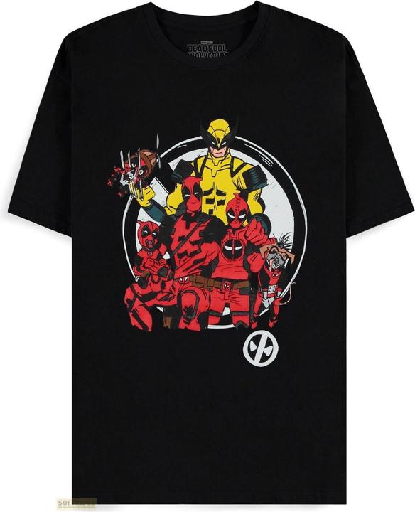 Difuzed Deadpool - Family Portrait - Men's Short Sleeved T-shirt - M (M)