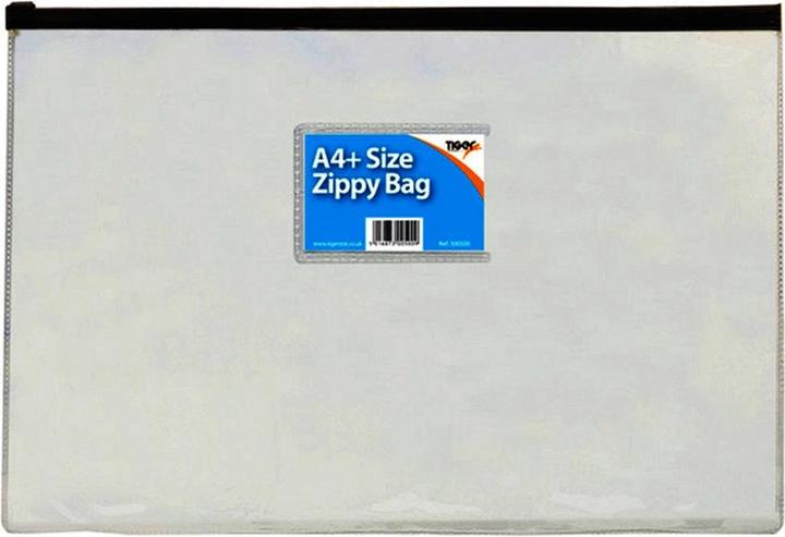 Actual product image Tiger Stationery Document pouch with zip fastener 12-pack