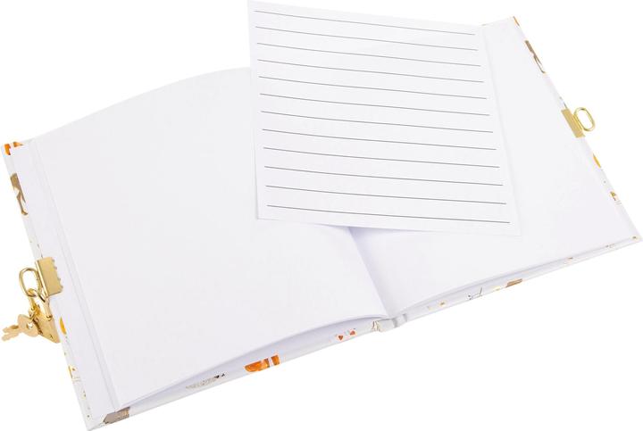 Actual product image Goldbuch Diary with Castle Woodland white Turnowsky (16.5 x 16.5 cm, Plain, Hardcover)