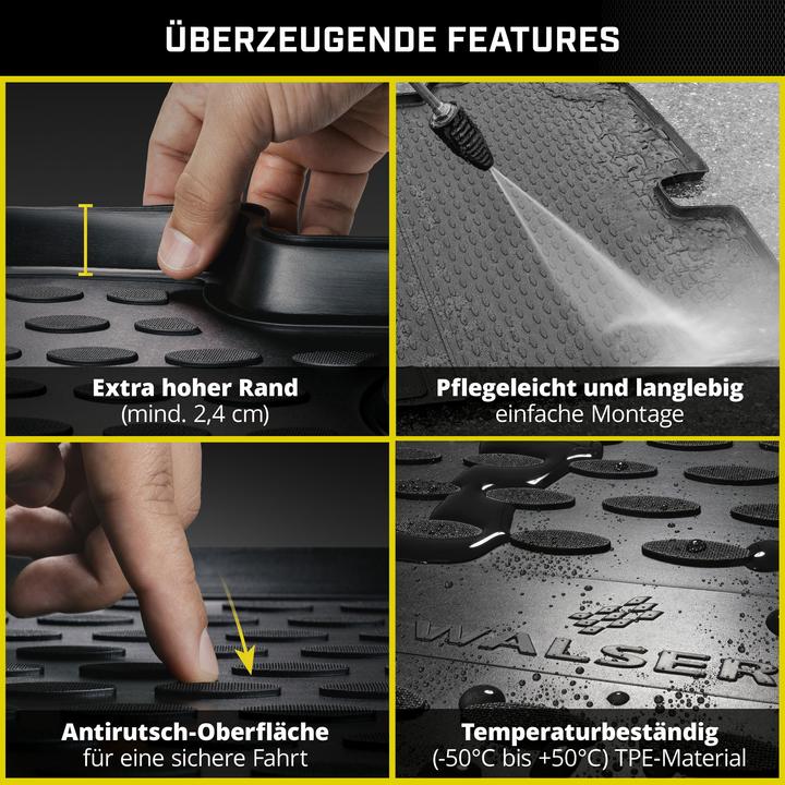 Produktbild Walser Kofferraumwanne für Opel Zafira Tourer 3. Sitzreihe (lange Matte) BJ 2012 - heute