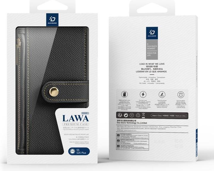 Immagine prodotto Dux Ducis Lawa Series MagSafe Kunstleder Bookcover Hülle (Samsung Galaxy S25+)