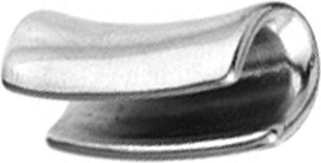 Star Piercing Sattel Ear Cuff silber (ohne Messing, Chirurgenstahl 316L)