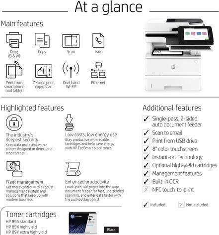 Image du produit HP M528z LaserJet Enterprise (Laser, Noir et blanc)