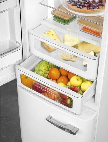 Produktbild Smeg Retro Style Kühl-Gefrierkombination FAB32LWH5 Weiss, Links (331 l)