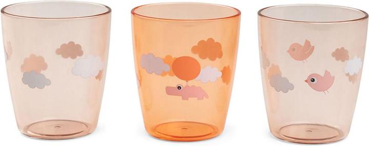 Actual product image Done by Deer Trinklernbecher & Trinklernflaschen Mini Glas 3er Pack - Happy Clouds - Papa