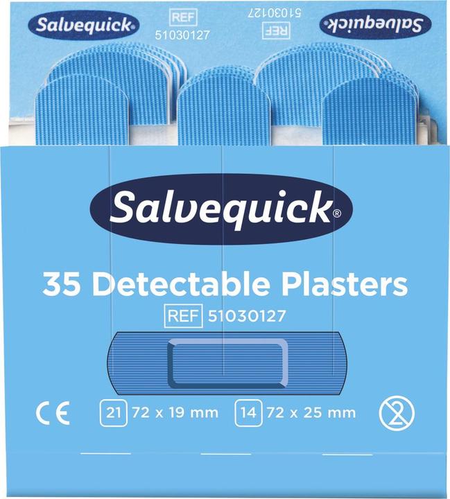 Produktbild Salvequick Pflasterstrips detectable (6 x)