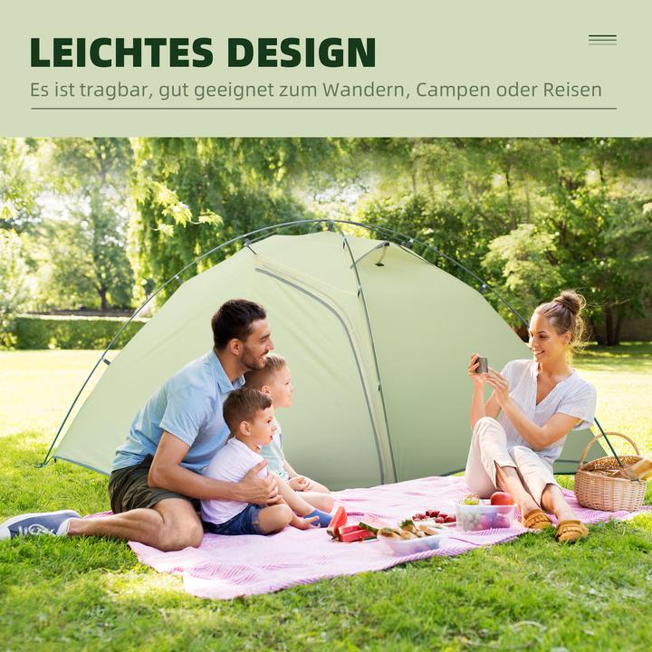 Produktbild Outsunny Campingzelt mit Tragetasche (1.70 kg, 2 Personen)