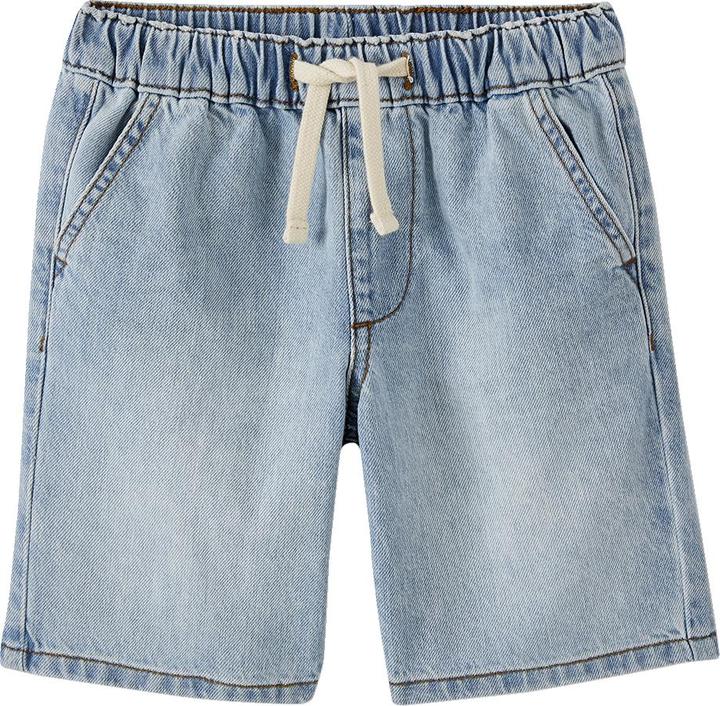 Vertbaudet Jungen Jeans-Shorts mit Schlupfbund Oeko-Tex (110)