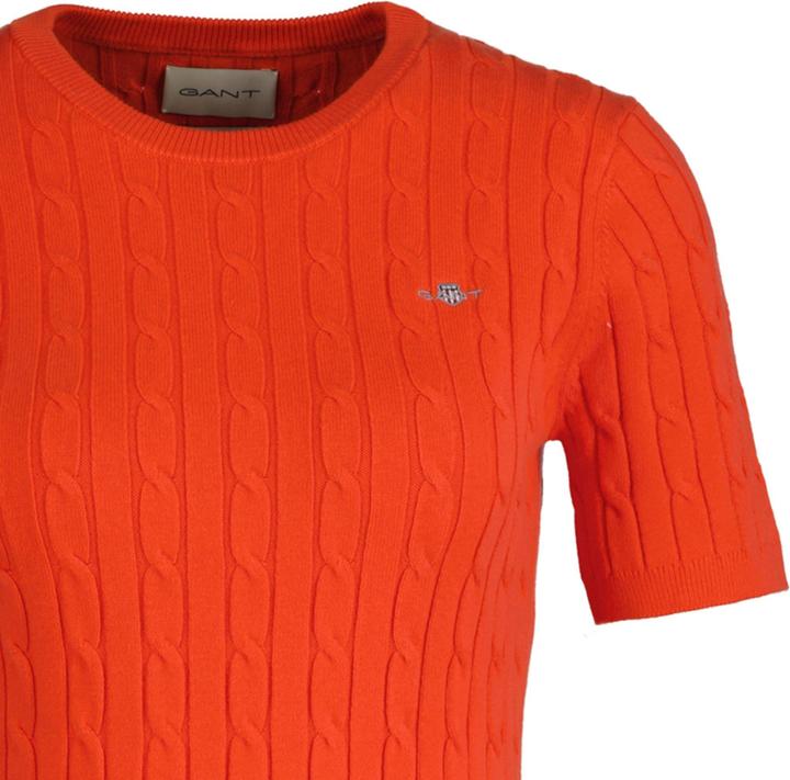 Actual product image GANT Stretch Cotton Cable C-Neck (S)