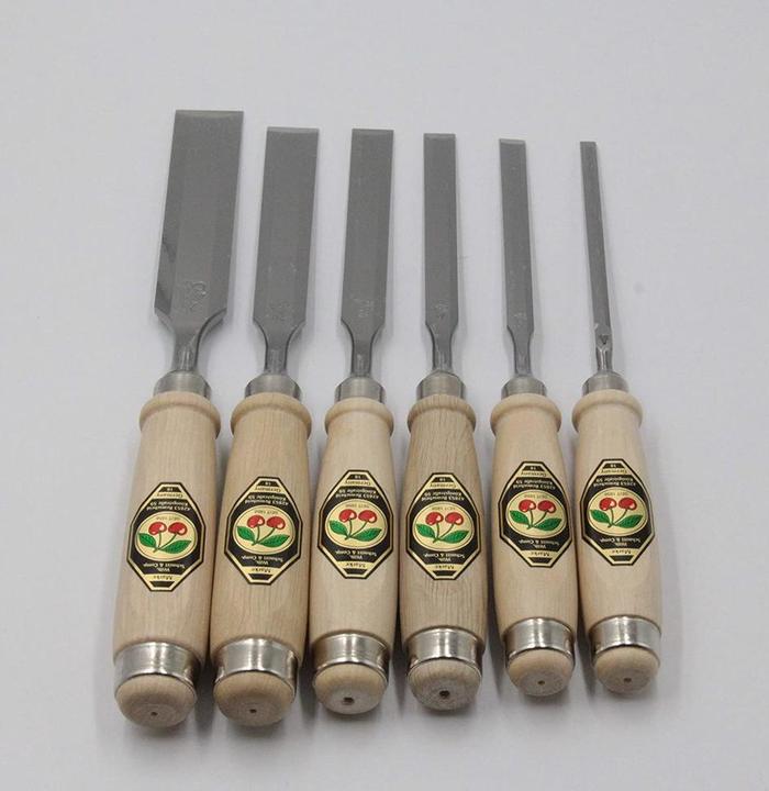 Produktbild Kirschen Stechbeitelsatz 1171 LRT 6 tlg. in Veloursledertasche (26 mm)