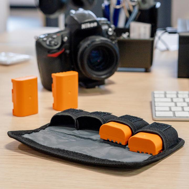 Produktbild Caruba Battery Holder Pro 4 stuks Grijs