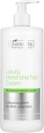 Immagine prodotto Bielenda PROFESSIONAL Luxury Crema Mani e Unghie Proteine della Seta e Complesso Vitaminico luksusowy (500 ml)