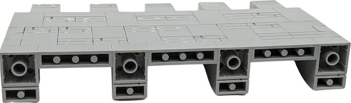 Image du produit LEGO MOC Mur médiéval Chevalier Château - gris - 68 pièces - nouveau (LEGO Accessoires)