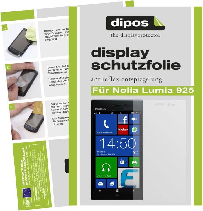 Actual product image Dipos Screen Protector Anti-Glare (2 Piece, Nokia Lumia 925)