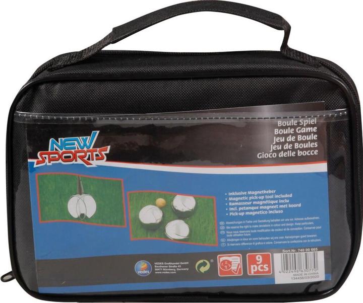 Actual product image New Sports Boule game (9 x, 73 mm)