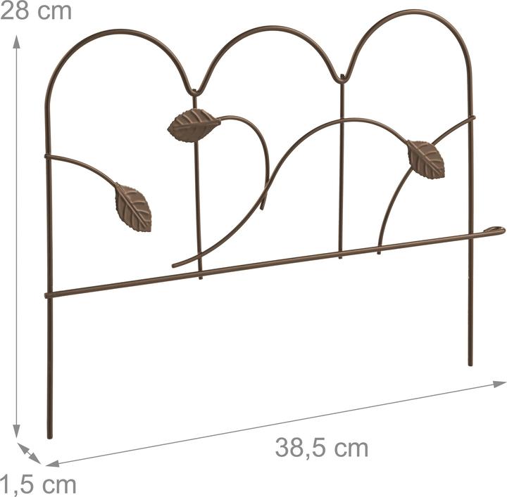 Immagine prodotto Relaxdays 4x bordatura del letto (1.50 cm)