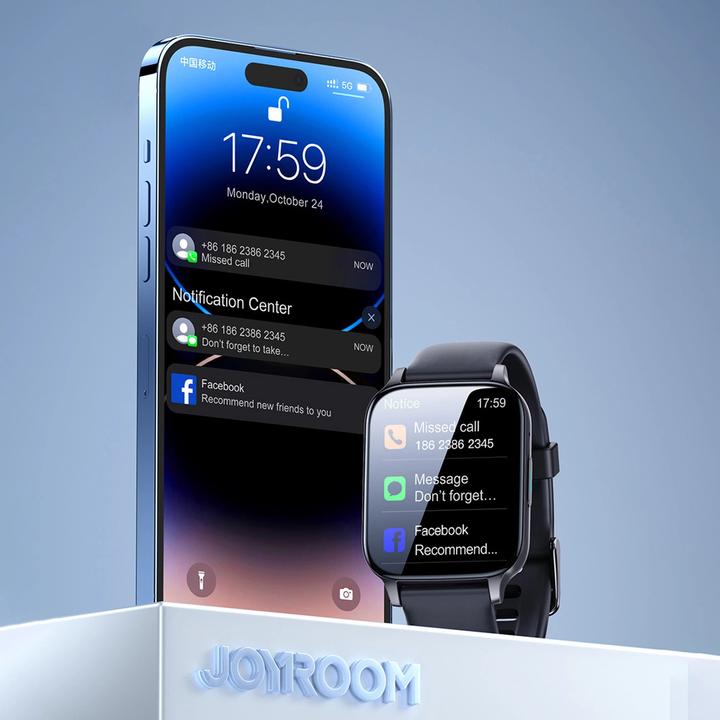 Actual product image Joyroom Fit-Life smartwatch dark gray (JR-FT3)