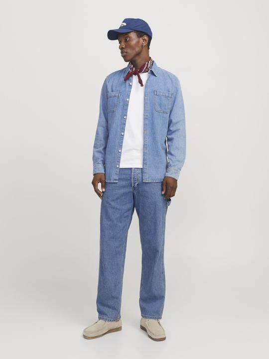 Actual product image Jack & Jones JJIEDDIE JJCARPENTER SQ 735 Locker geschnitten Locker geschnitten (W34/L32)