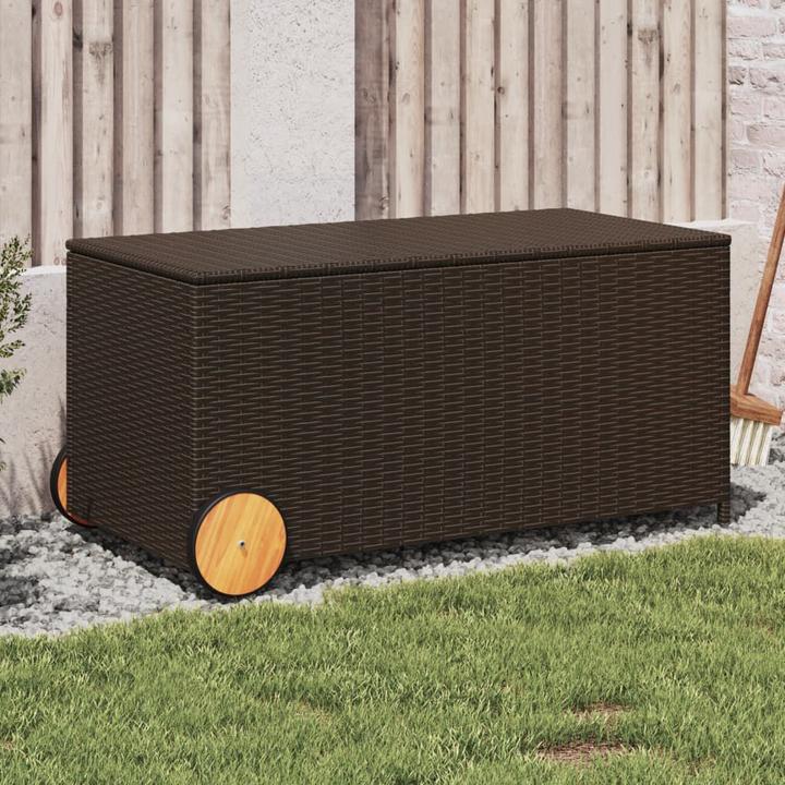 Immagine prodotto VidaXL Gartentruhe mit Rollen 190L