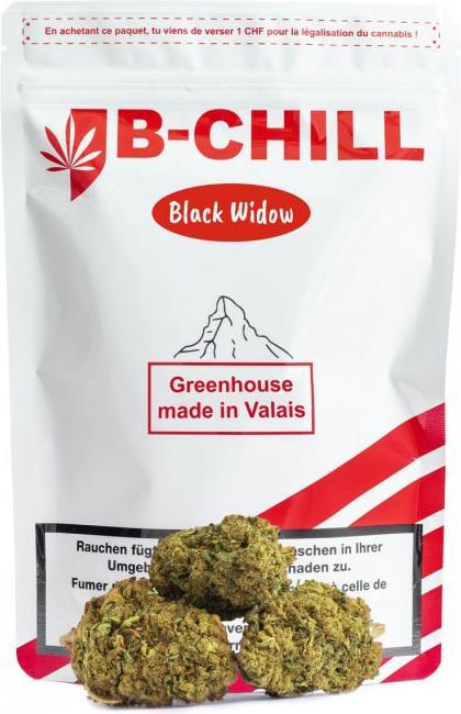 Produktbild B-Chill CBD, Black Widow, 30g (30 g, Indoor)